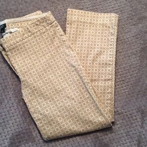 J.Crew City Fit Crop Pants Sz 0